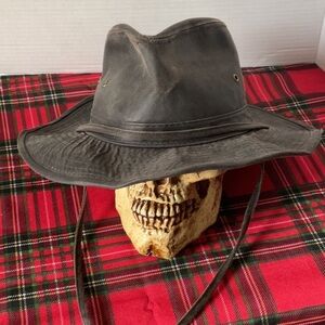 Indiana jones vintage wax cotton shapeable hat